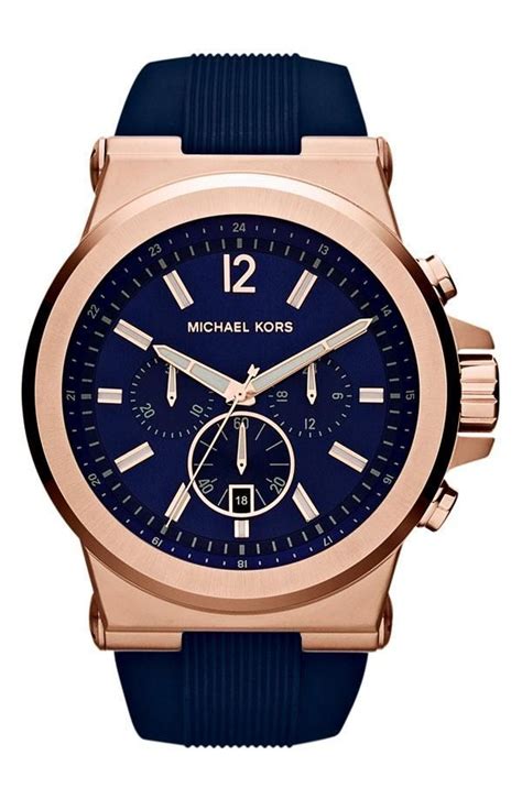 michael michael kors women's silicone strap watch|Michael Kors 44mm watch band.